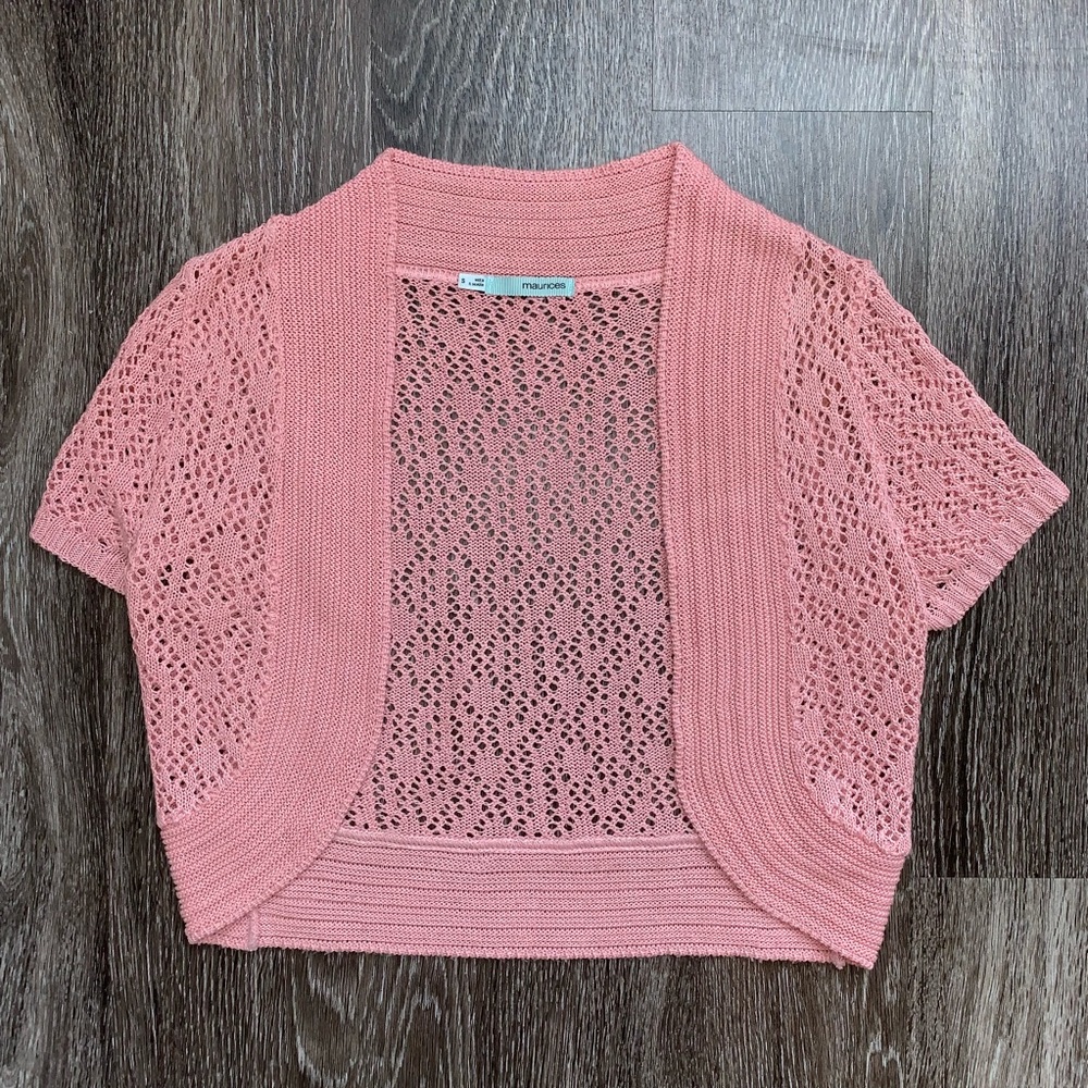 Maurices Pink Cardigan